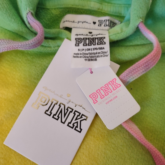 NWT VS PINK X Spiritual Gangster Tie Dye Hoodie Dress - Picture 4 of 13